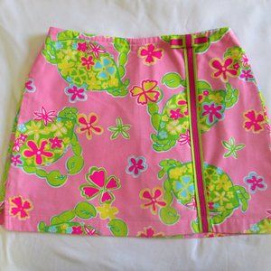 Lilly Pulitzer: Skort,  Muscle Beach' Pinks & Greens' Girls sz 10